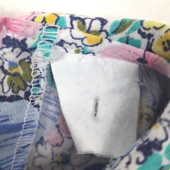 Vintage Jo Joe Dress Girls Size 3 Floral Smocked Party Peter Pan Collar - Picture 5 of 5